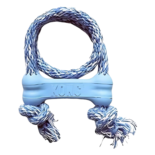 Kong Puppy goodie bone con cuerda