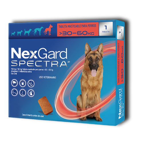 NexGard Spectra 30.1 - 60 kg (Perros muy grandes)