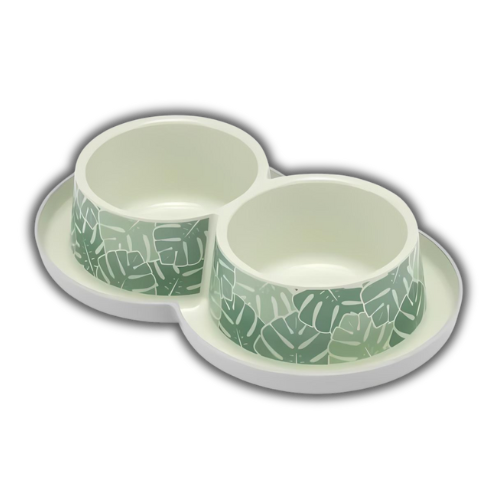 Plato doble para Gato (Colores variados)