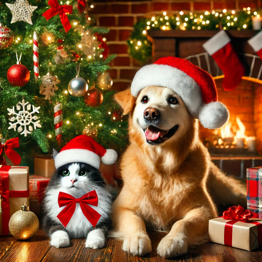 ¿Cómo celebrar la Navidad con tus mascotas: Consejos, seguridad y diversión?