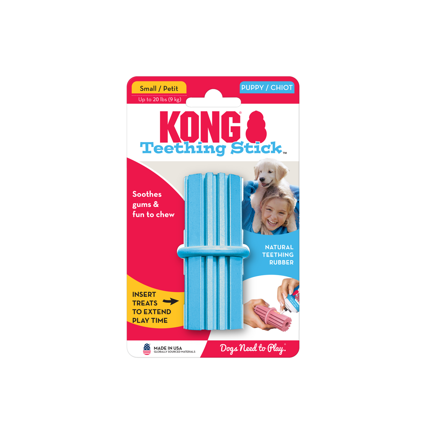 Kong teething stick puppy small